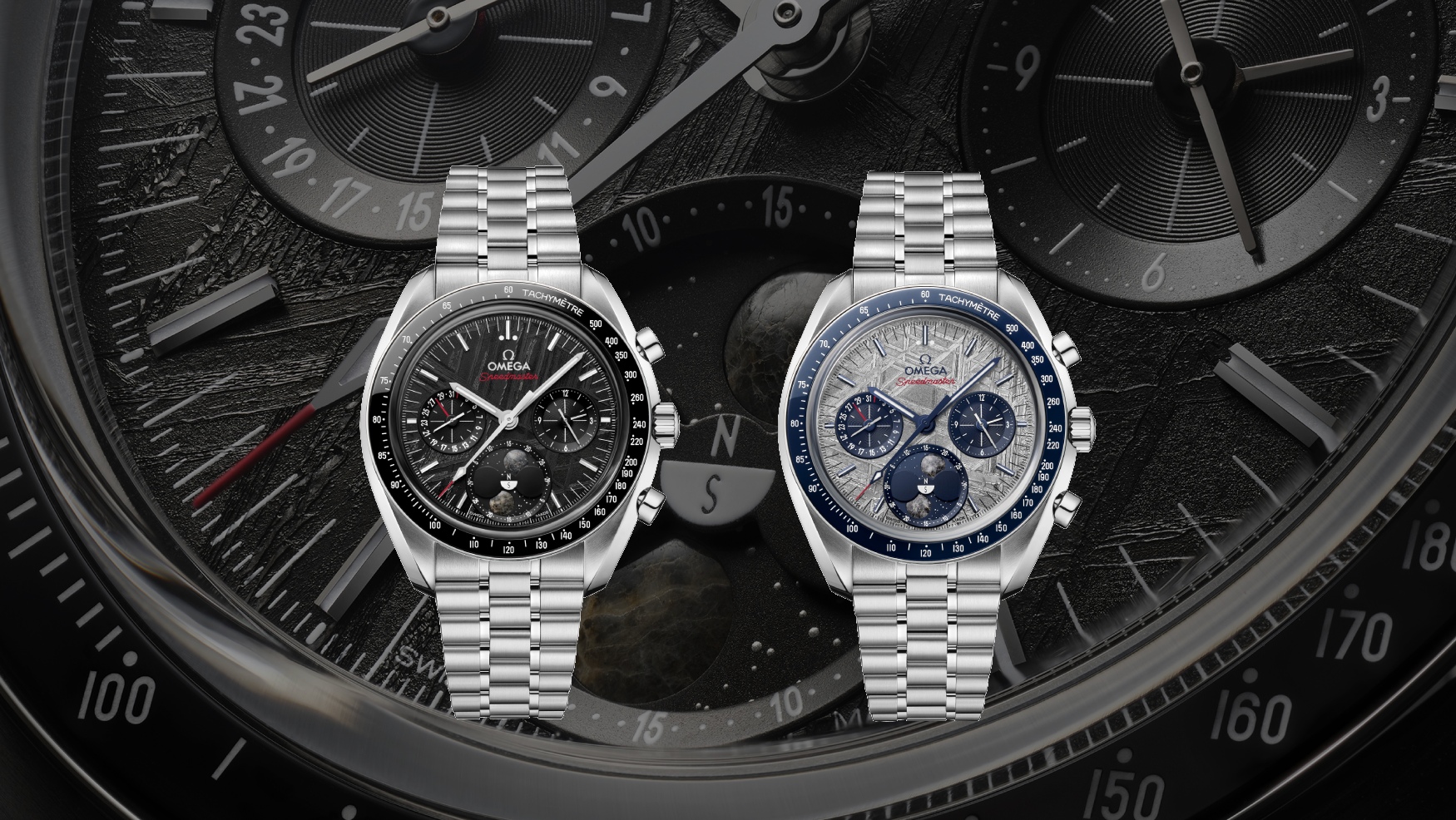 Omega releases two new Speedmasters with meteorite dials
