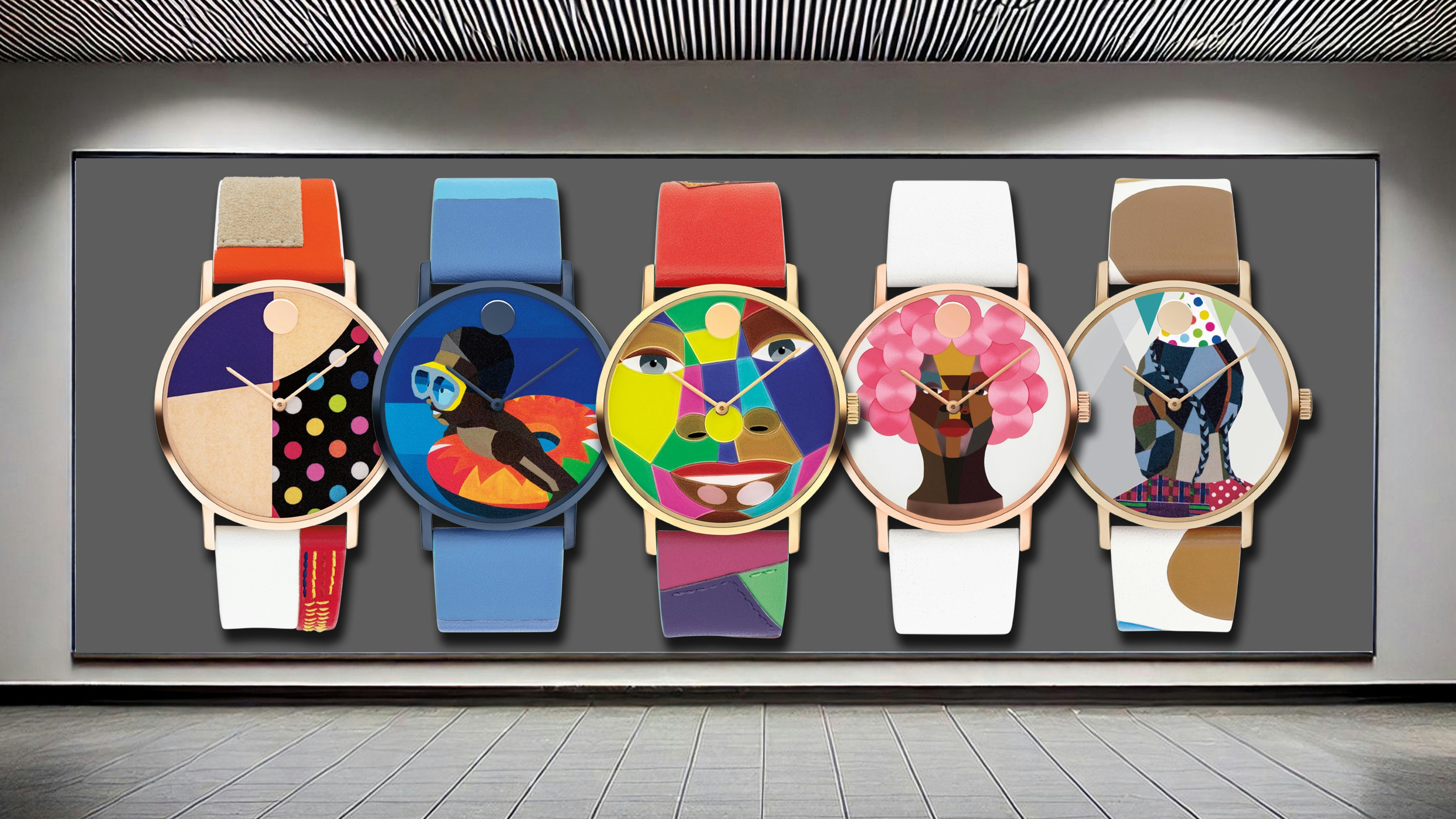 Introducing: The Movado x Derrick Adams Artists Series