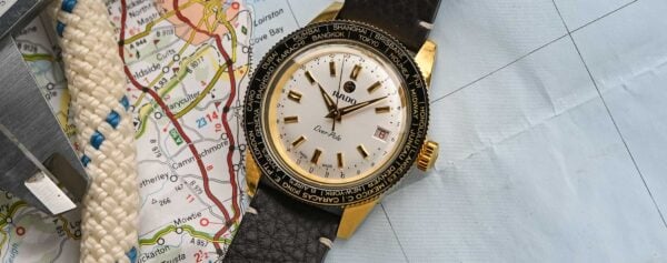 First Look – The New 39mm PVD-Gold Edition of the Rado Captain Cook Over-Pole