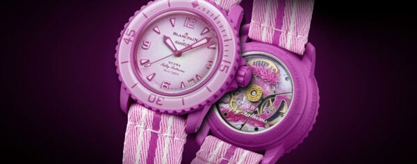 Introducing – The new Swatch x Blancpain Scuba Fifty Fathoms Pink Ocean is… Very Pink