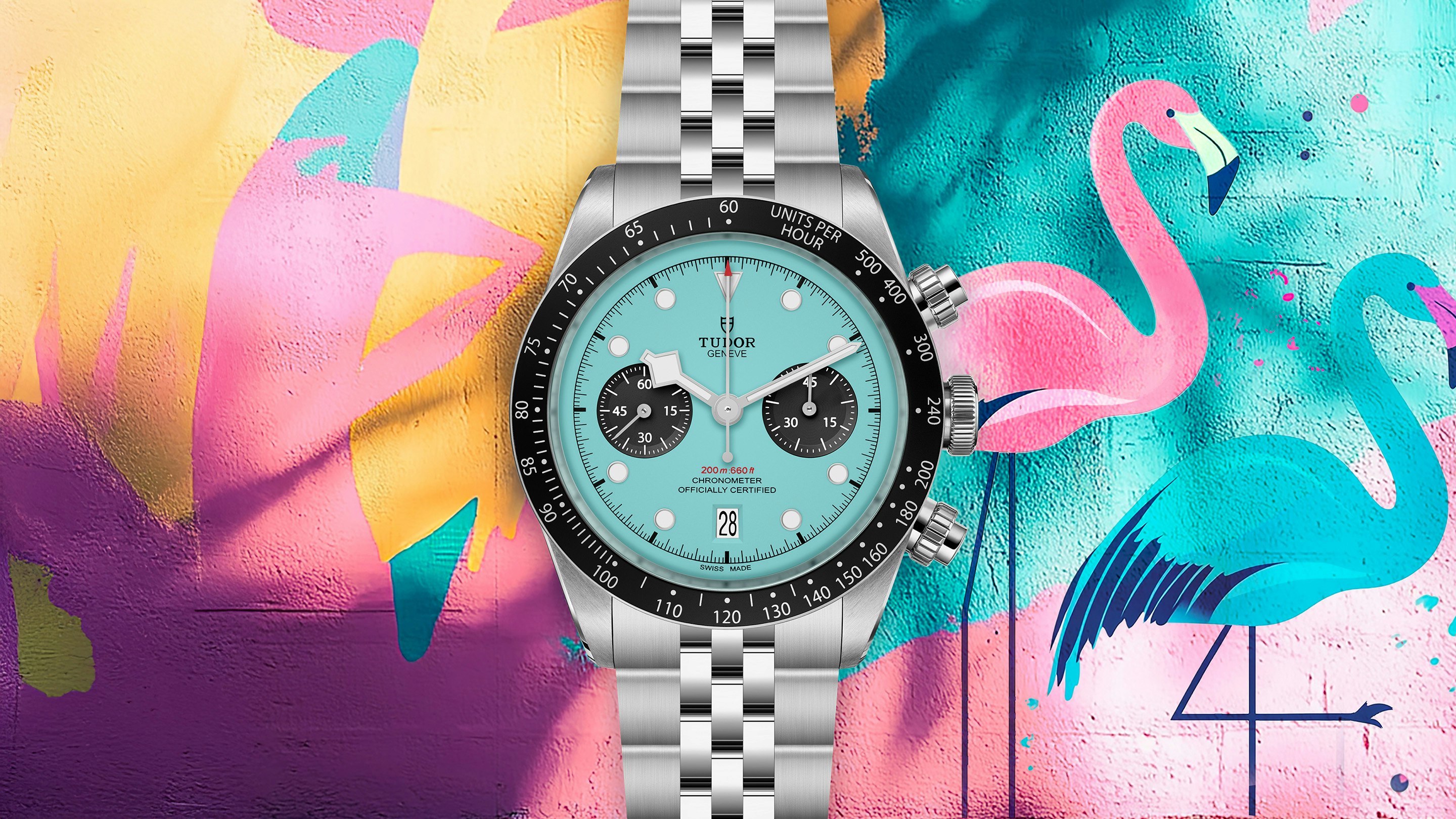 Introducing: Tudor Goes ‘Flamingo Blue’ For The Latest Spin On The Black Bay Chrono