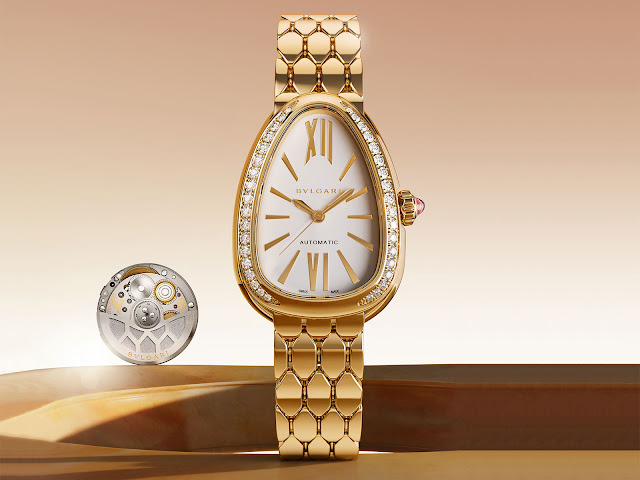 New Bulgari BVS100 Lady Solotempo Automatic Movement debuts in the Serpenti Seduttori collection