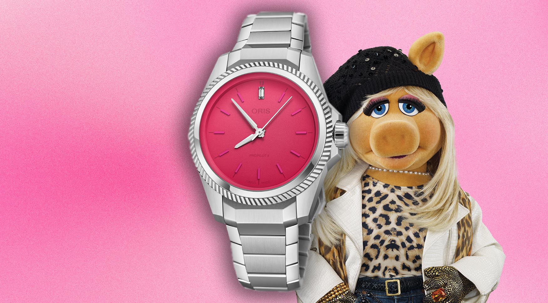 A sports watch, for moi? The glamour and gall of the Oris ProPilot X Miss Piggy Edition