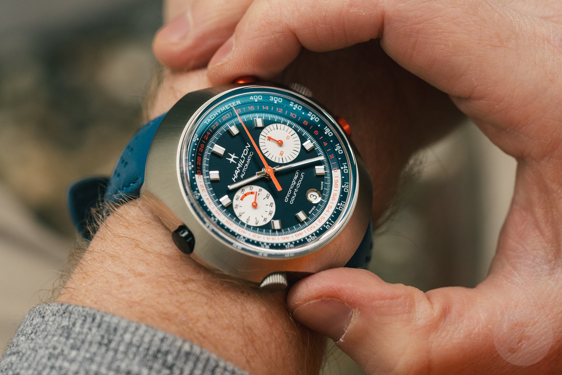 Introducing: The Hamilton Chrono-Matic 50 Limited Edition In Blue And Orange