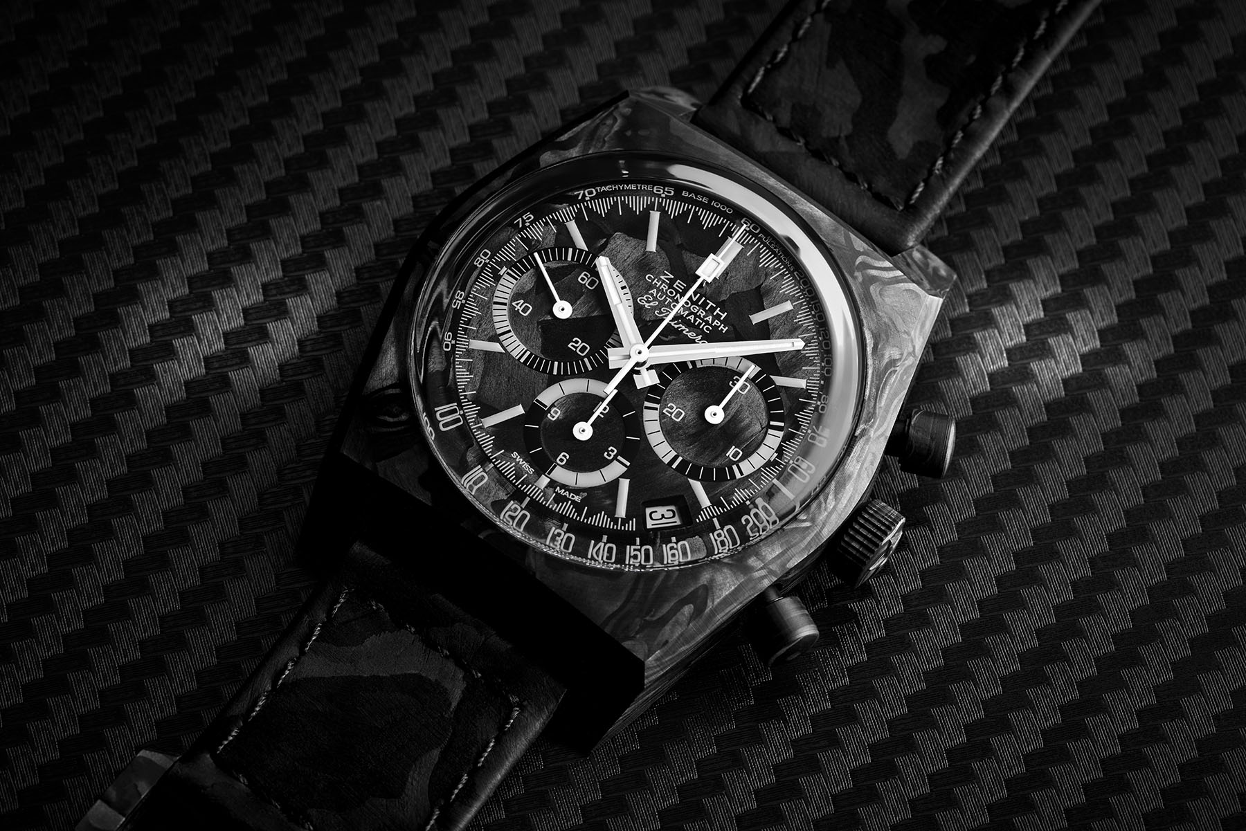 Introducing: The Zenith × Revolution Chronomaster Revival A3818 “Cover Girl Carbon”