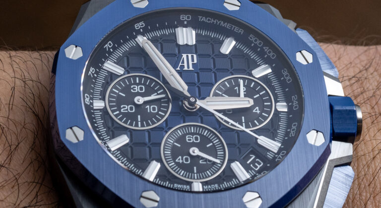 Hands-On: Audemars Piguet Royal Oak Offshore Watch In Black And Blue Ceramic