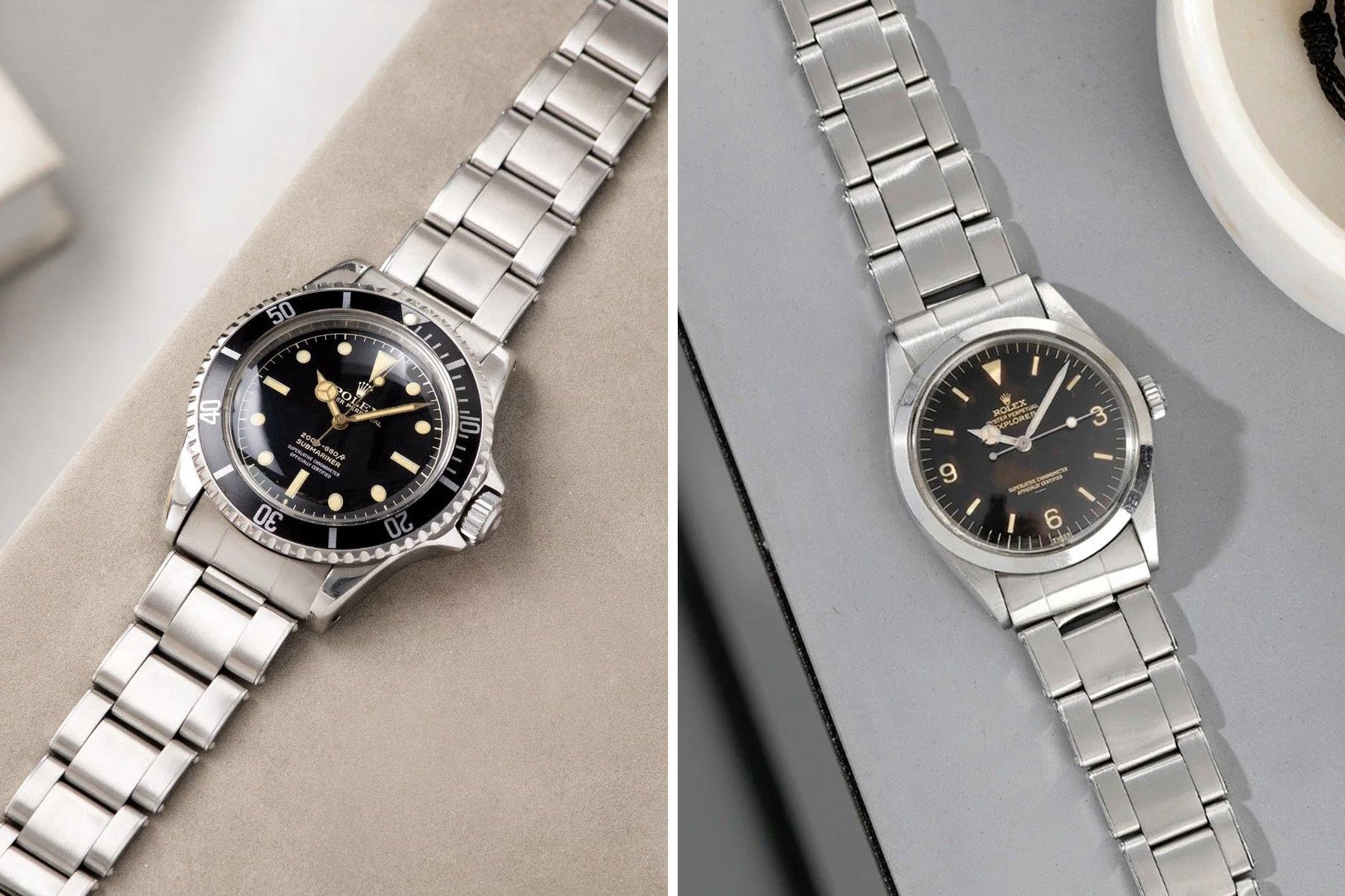 Sunday Morning Showdown: Rolex Submariner Ref. 5512 Vs. Explorer Ref. 1016