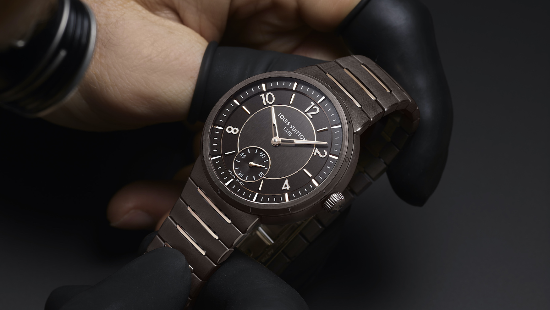 The Louis Vuitton Tambour Brown Ceramic is going to be a future classic