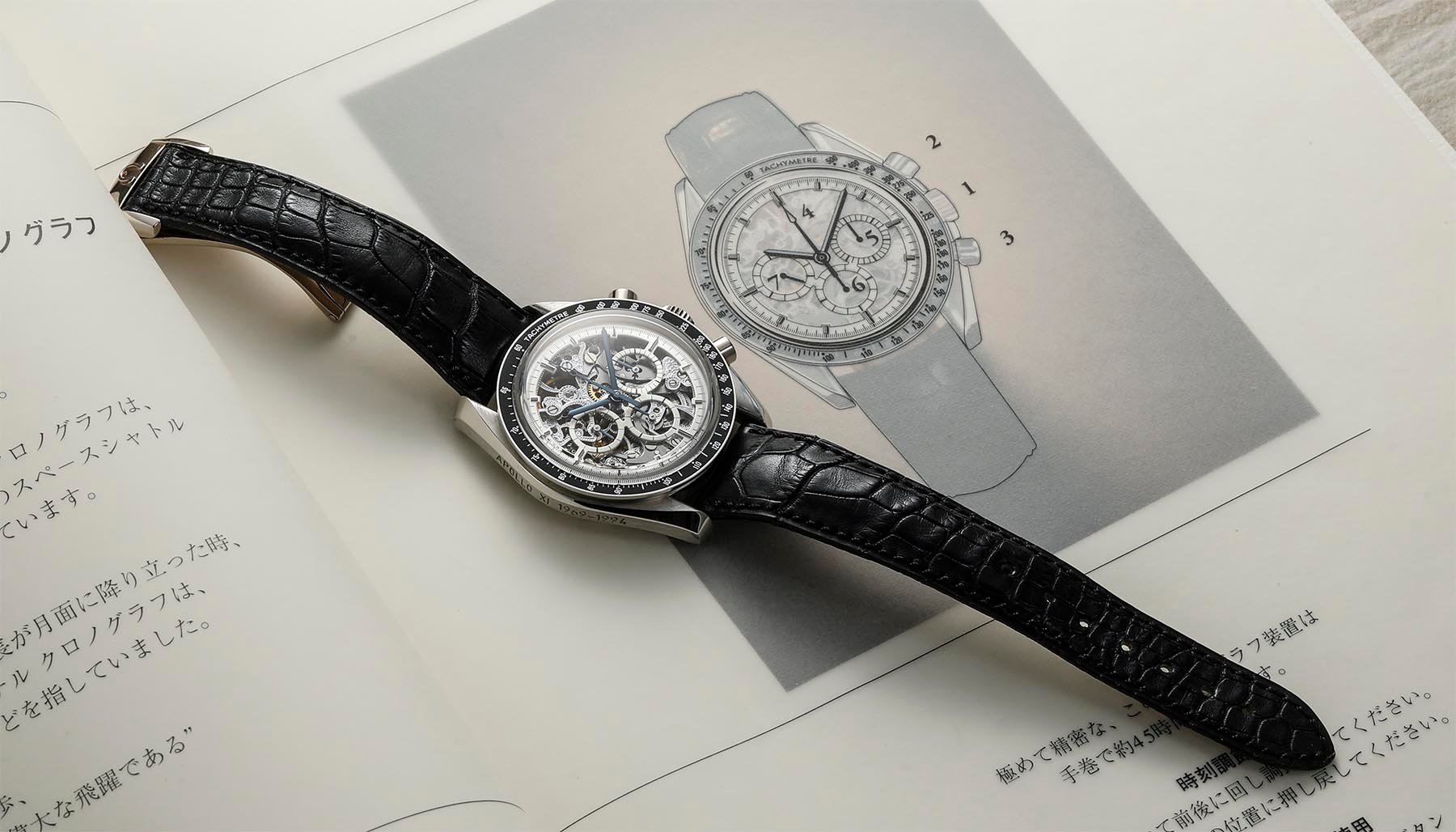 The Rare 1994 Platinum Omega Speedmaster Skeleton By Armin Strom