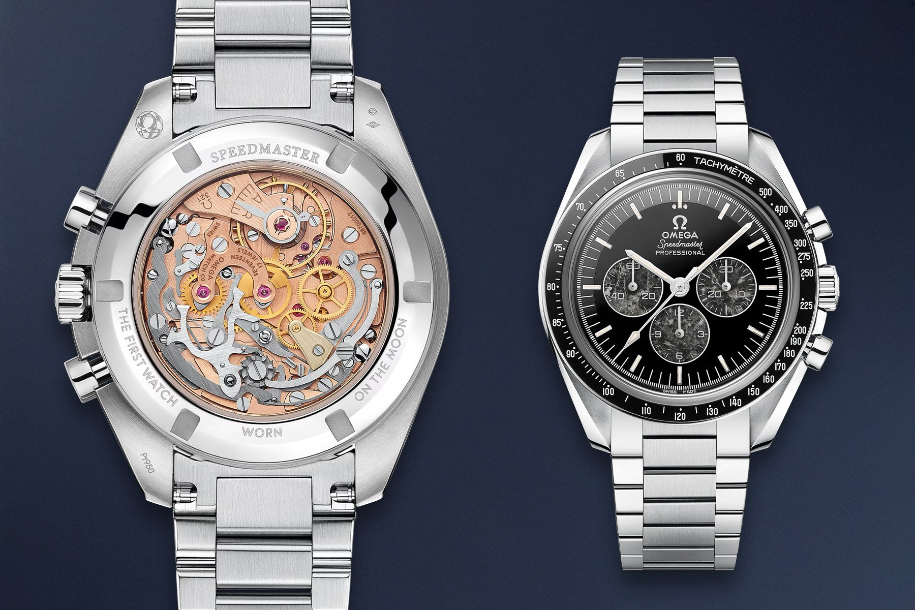 Get Your €100K+ Speedy Now! Omega Offers The Speedmaster Calibre 321 With A New Platinum Flat-Link Bracelet