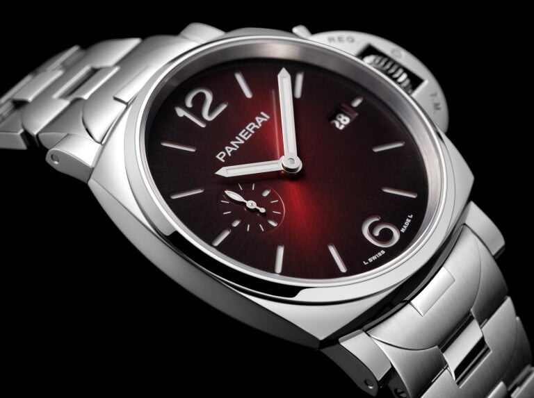 Introducing: The Panerai Luminor Due PAM01539 With A Bold Burgundy Dial — Just In Time For Valentine’s Day