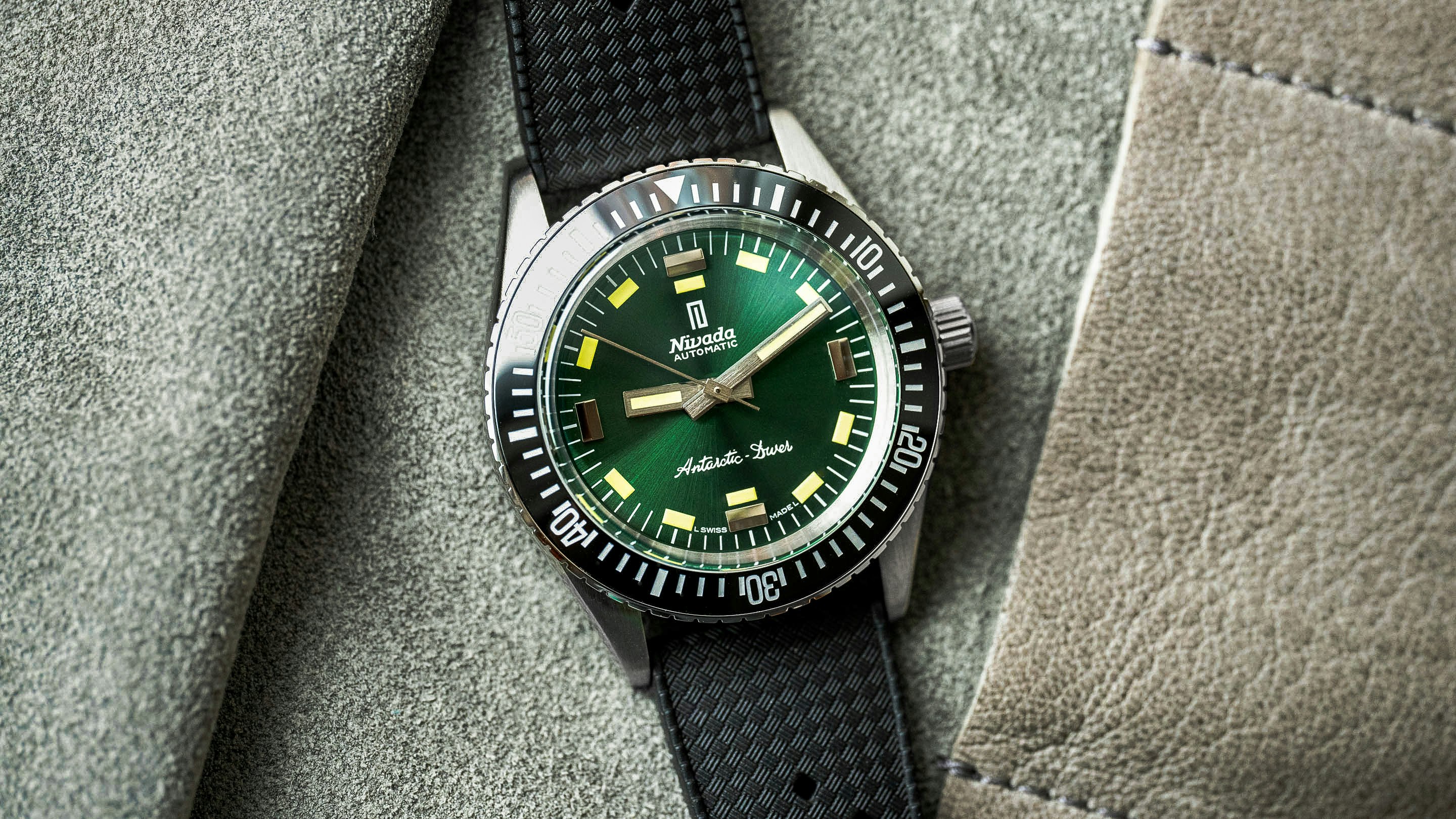 Hands-On: The Nivada Grenchen Antarctic Diver Gets A Green Dial
