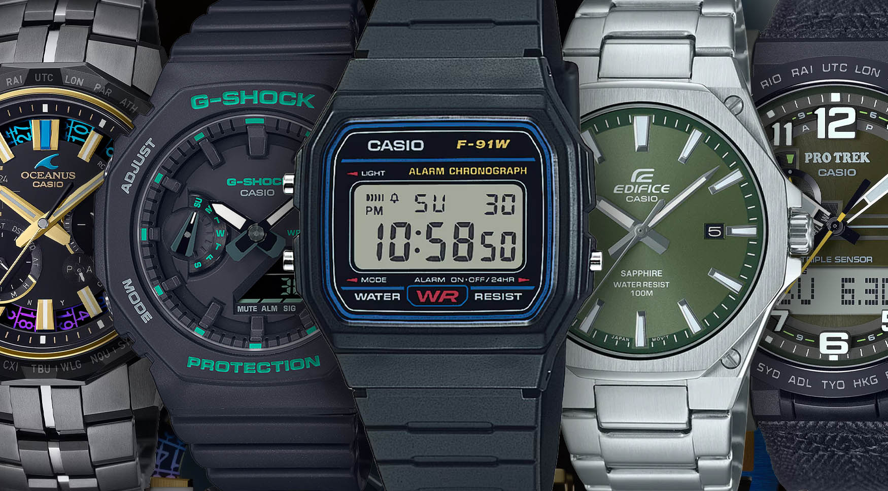 A guide to every Casio brand, from affordable calculator watches to four-figure metal G-Shocks