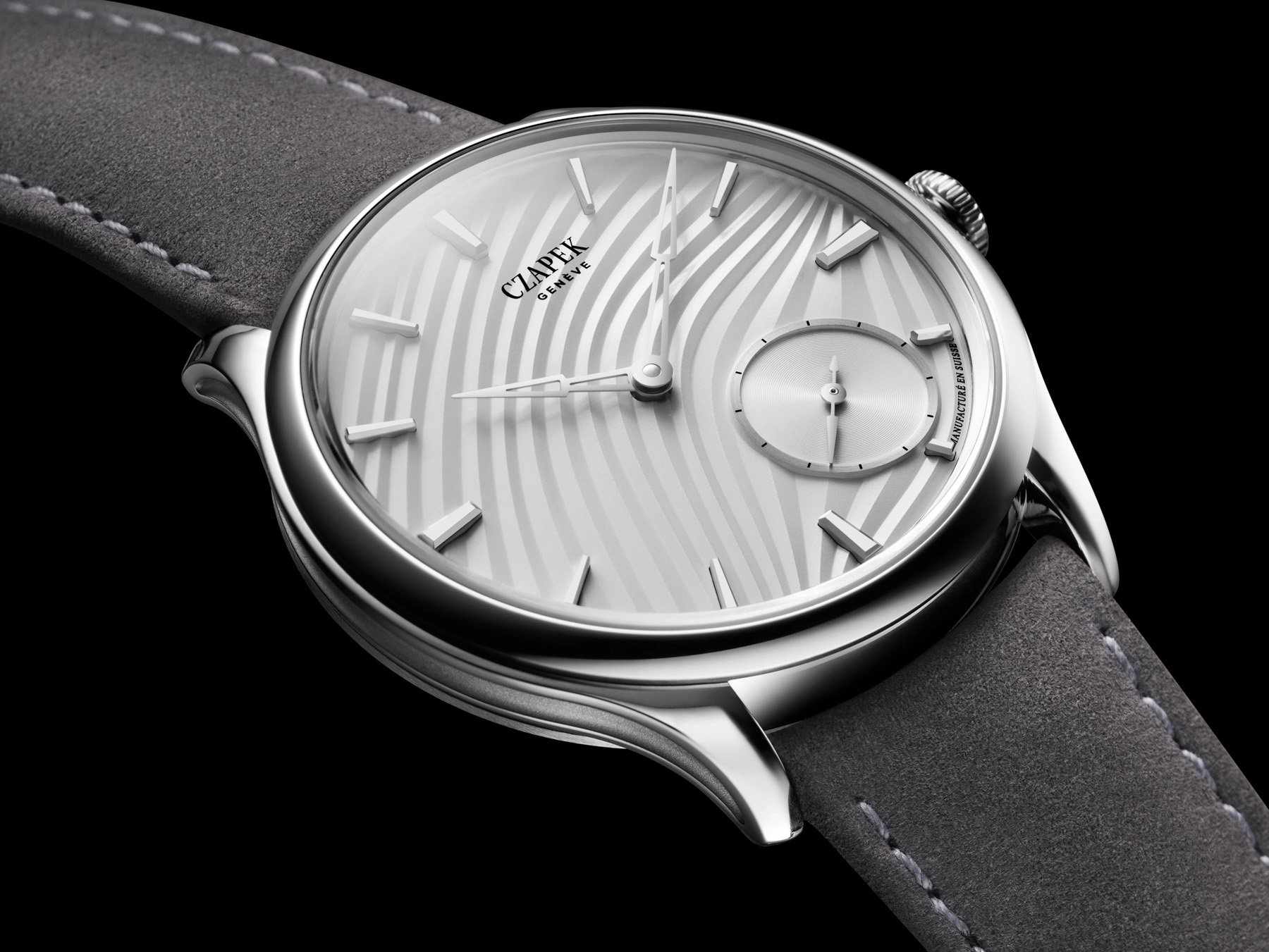 Introducing: The Czapek Promenade With A White, Ivory, Or Pink Plissé Dial