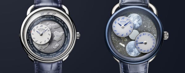 Introducing – New Versions of the Hermès Arceau L’Heure de la Lune and Arceau Le Temps Voyageur