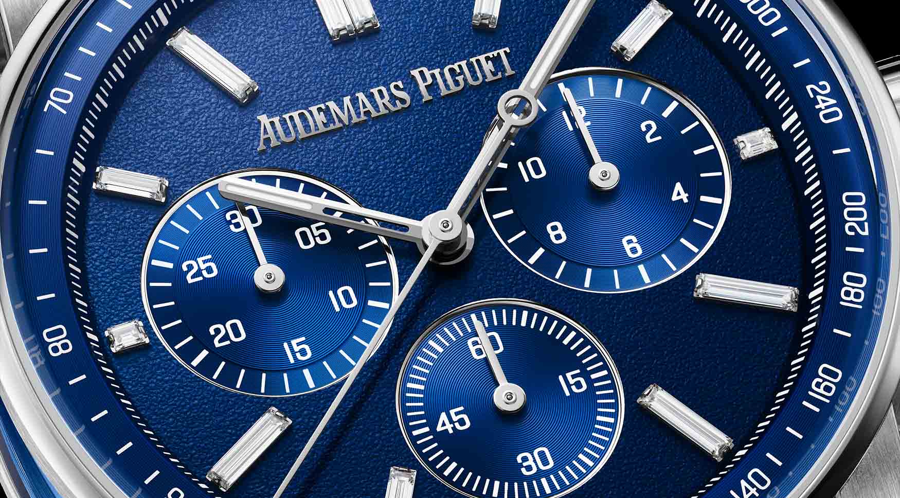 The Audemars Piguet Code 11.59 Selfwinding Chronograph Tuscany Blue amps up genre distortion