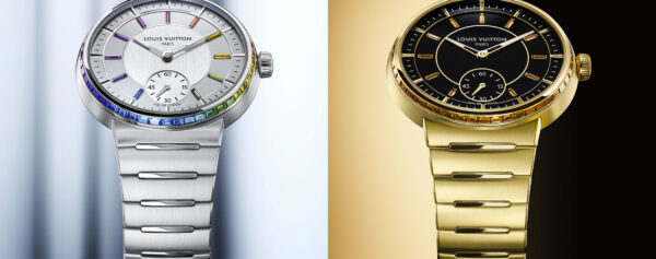 Introducing – The New Louis Vuitton Tambour High-End Yellow Gold Onyx & Platinum Rainbow