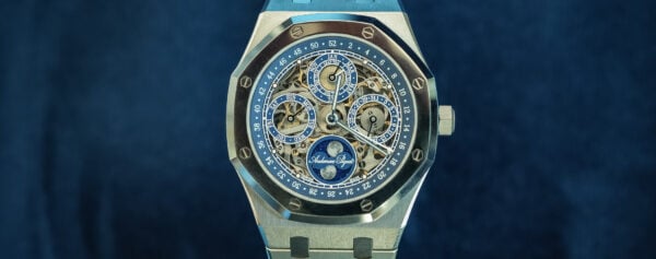 First Look – The Titanium/BMG AP Royal Oak Perpetual Calendar Openworked “150th Anniversary”