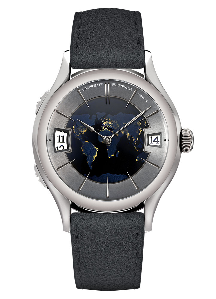 New: Laurent Ferrier Classic Traveller Globe Night Blue