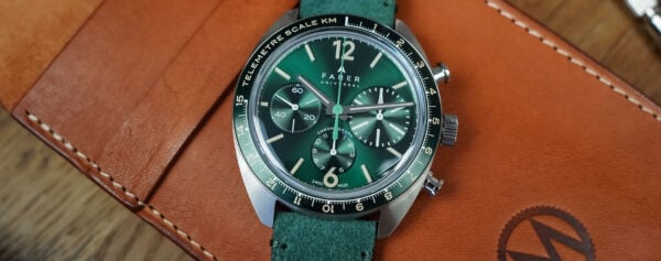 First Look – Solid & Seductive, The New Farer Moritz Green Chronograph