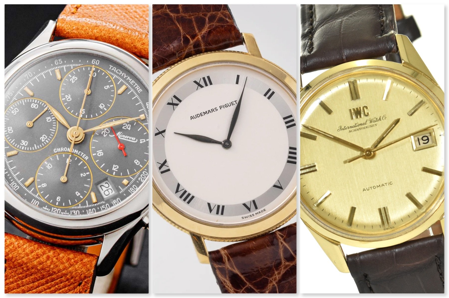 Fratello Favorites: The Best Vintage Watches Under €5K — Lex’s Gold Picks From Audemars Piguet, IWC, And Minerva