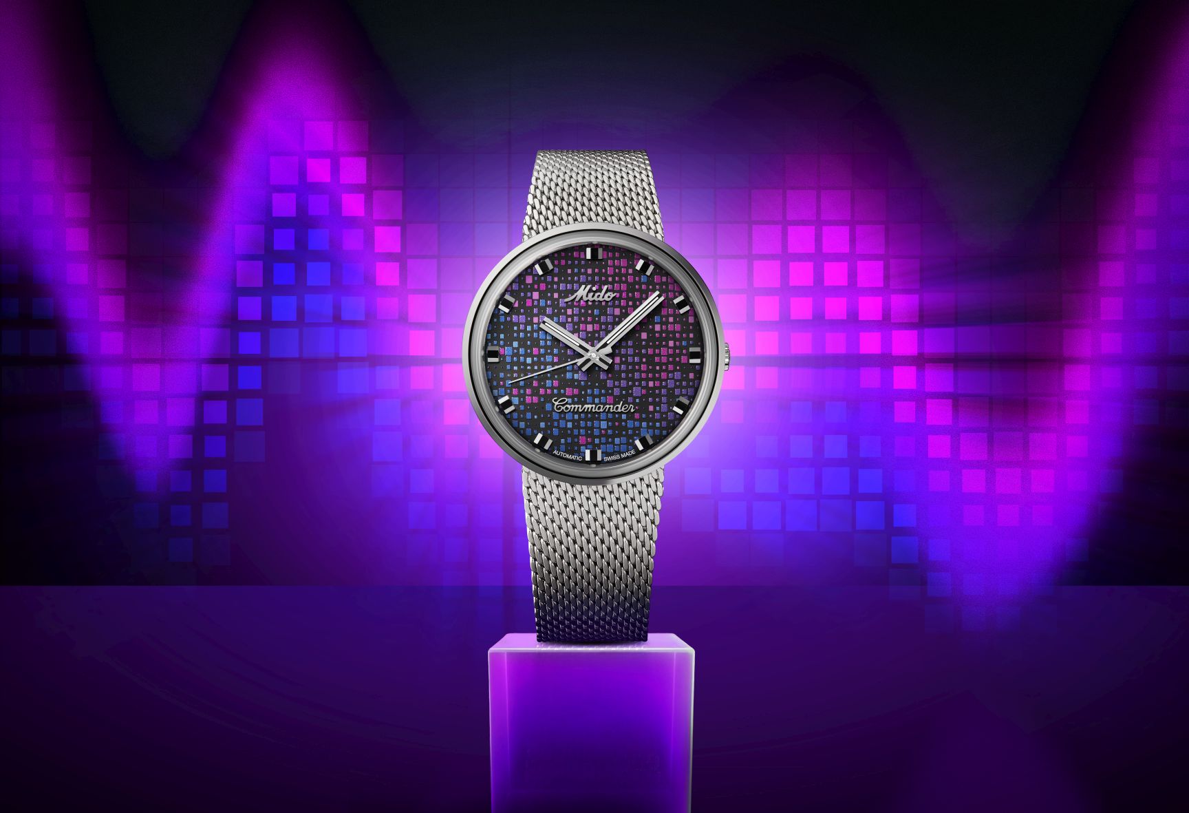 Pixel Time: Mido Introduces Commander 1959 with Digitized Dial Design