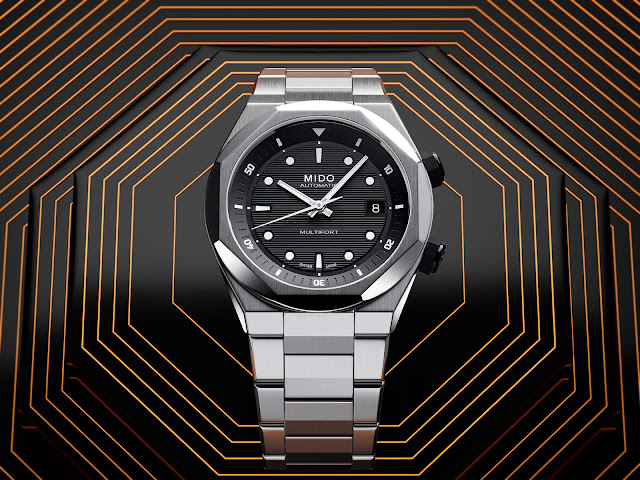 Mido Multifort 8 Two Crowns: sporty style and functionality