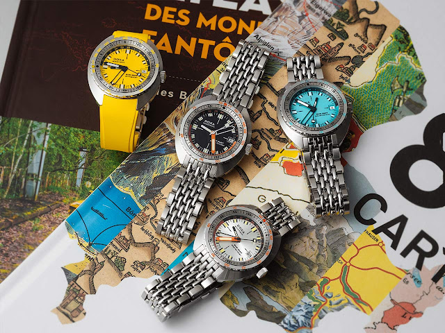 DOXA unveils the SUB 250T GMT: a new dive watch series with second time zone function