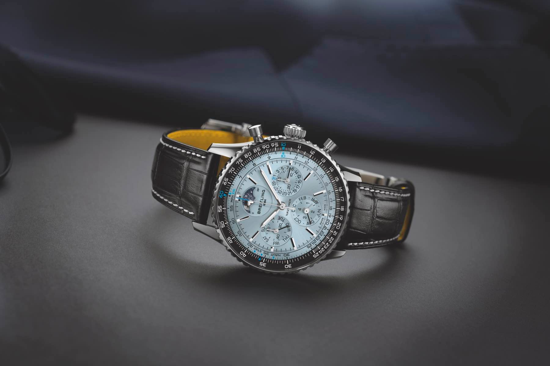 Introducing: The Breitling Navitimer B19 Chronograph 43 Perpetual Calendar In Steel And Platinum