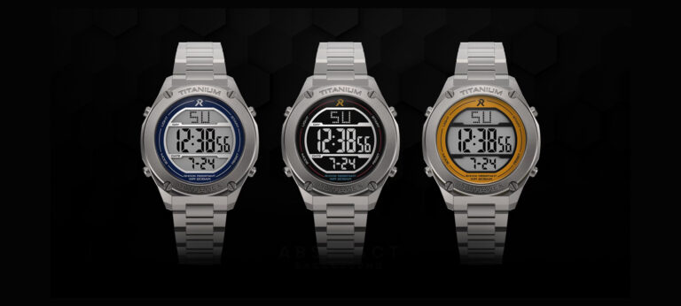 Introducing The RZE UTD-8000 Digital Watch In UltraHex Titanium