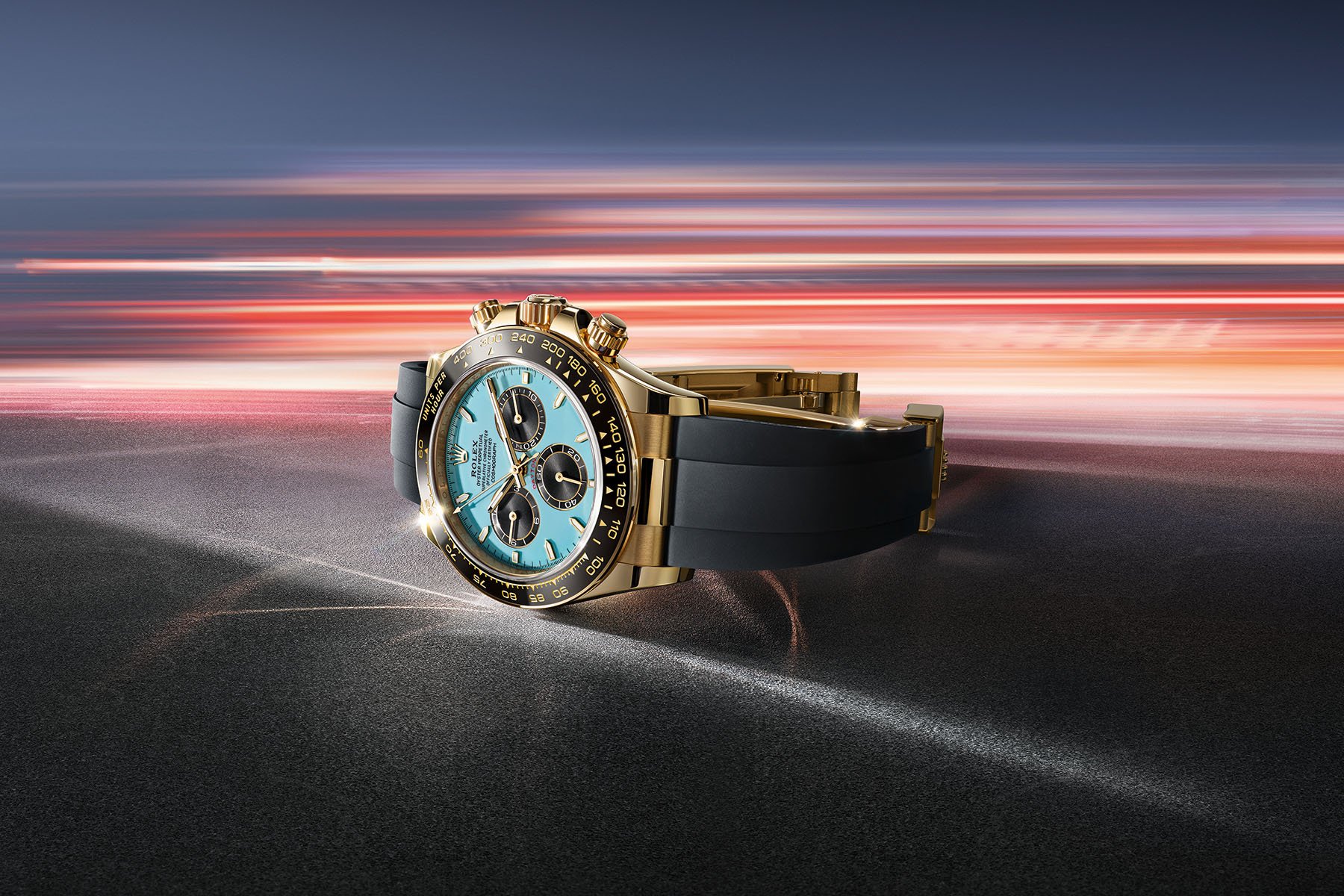 Introducing: The New 18K Gold Rolex Cosmograph Daytona With A Turquoise Blue Lacquer Dial