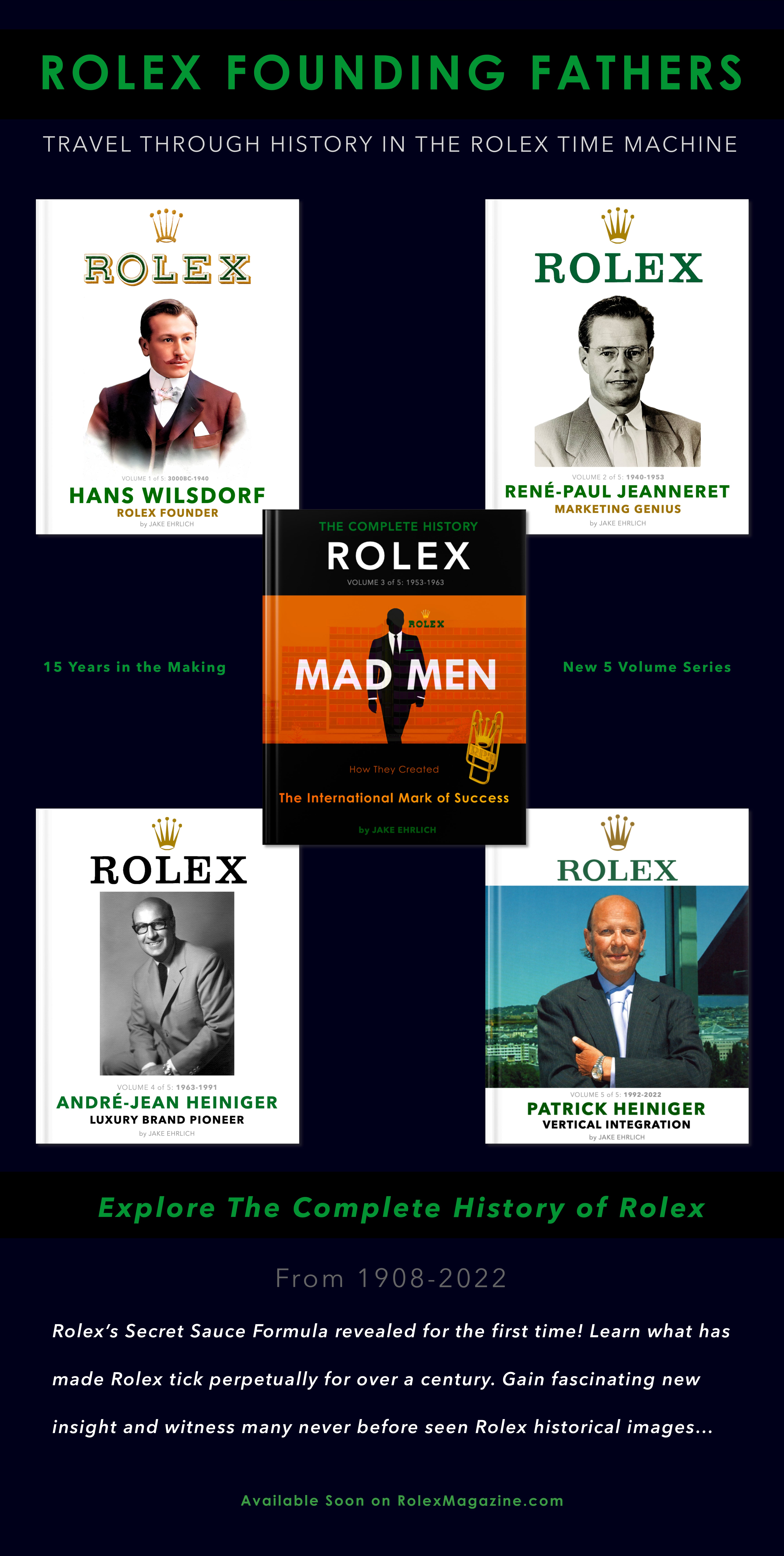 A Complete Timeline Of Every Rolex CEO In History
