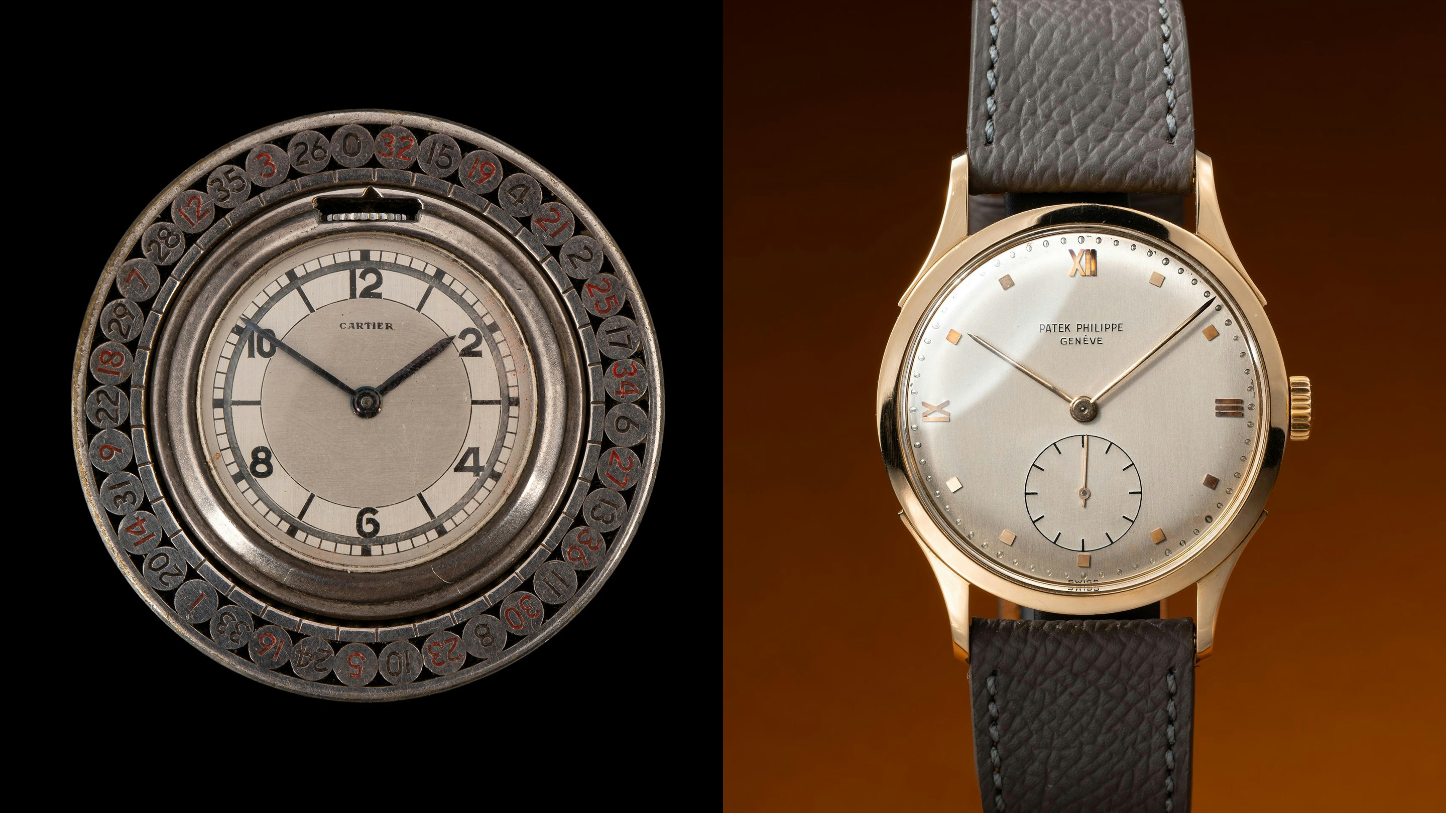A Cartier ‘Pocket Gambler,’ A Mint Patek, And An Art Deco Mulco Chronograph