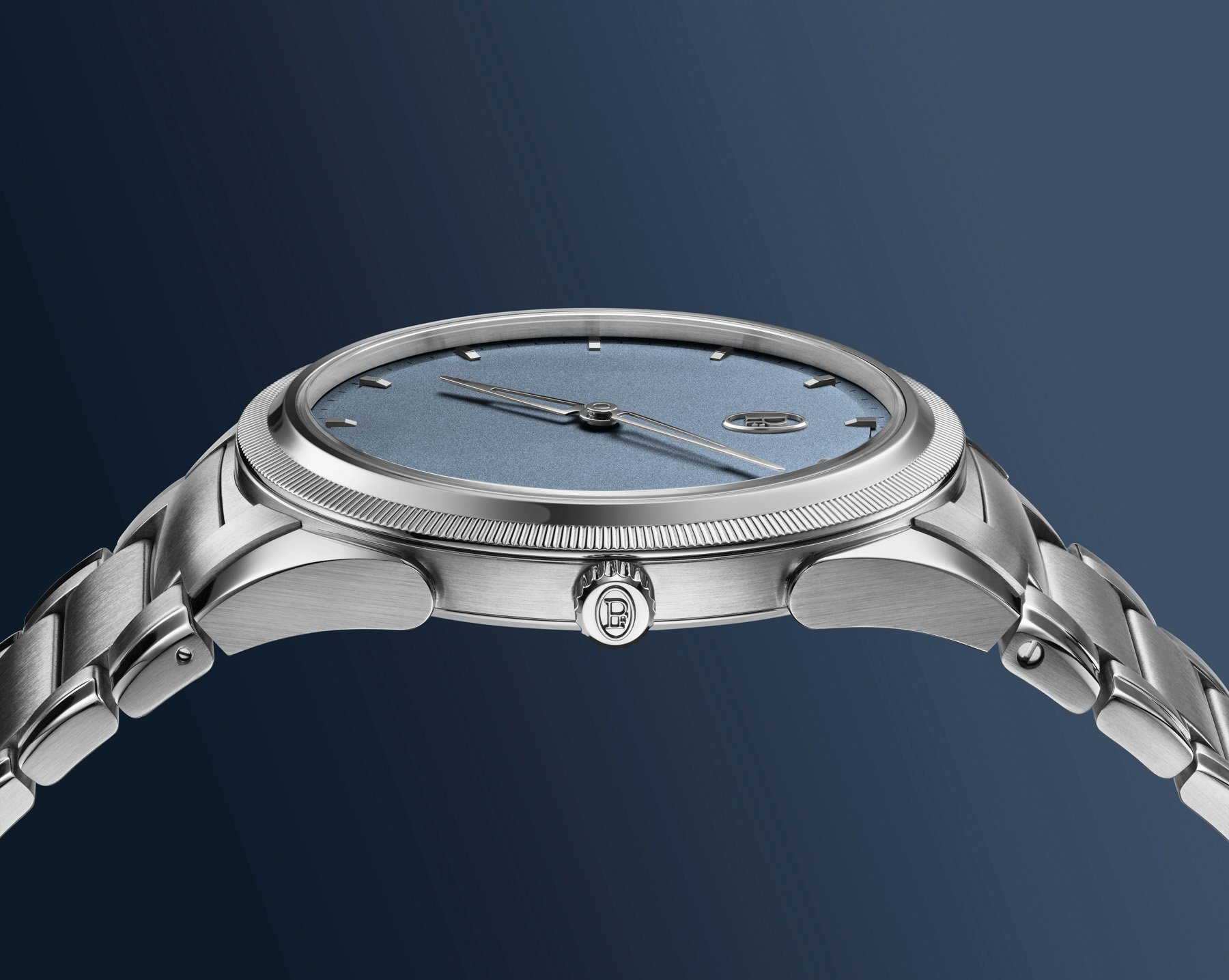Introducing: The Parmigiani Tonda PF Micro-Rotor With A Stone Blue Dial And A Full-Platinum Body