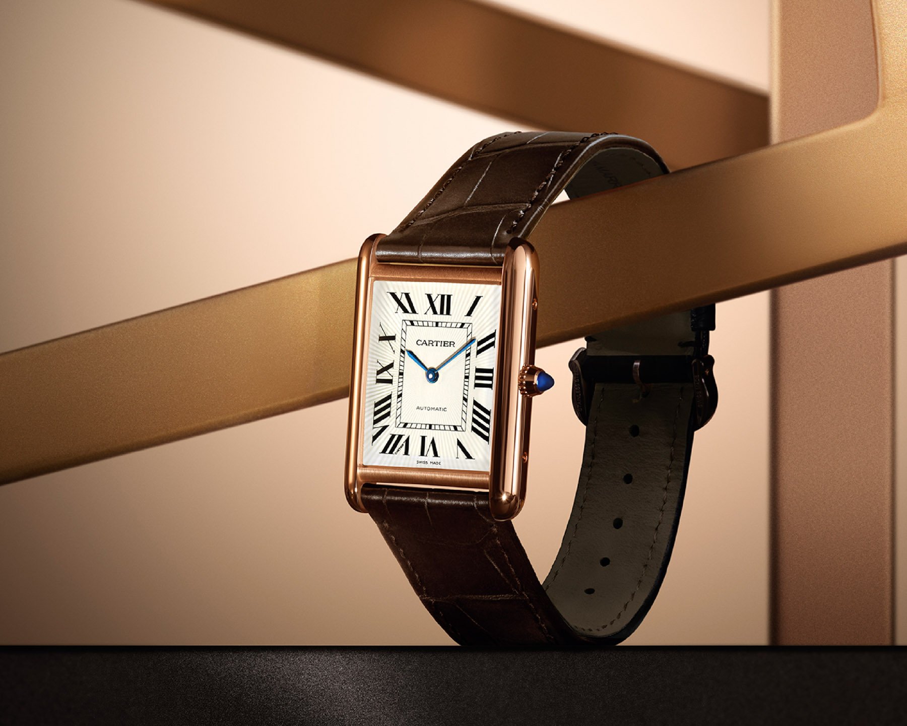 Introducing: The 2025 Tank Louis Cartier With An Automatic Movement And A Guilloché Dial