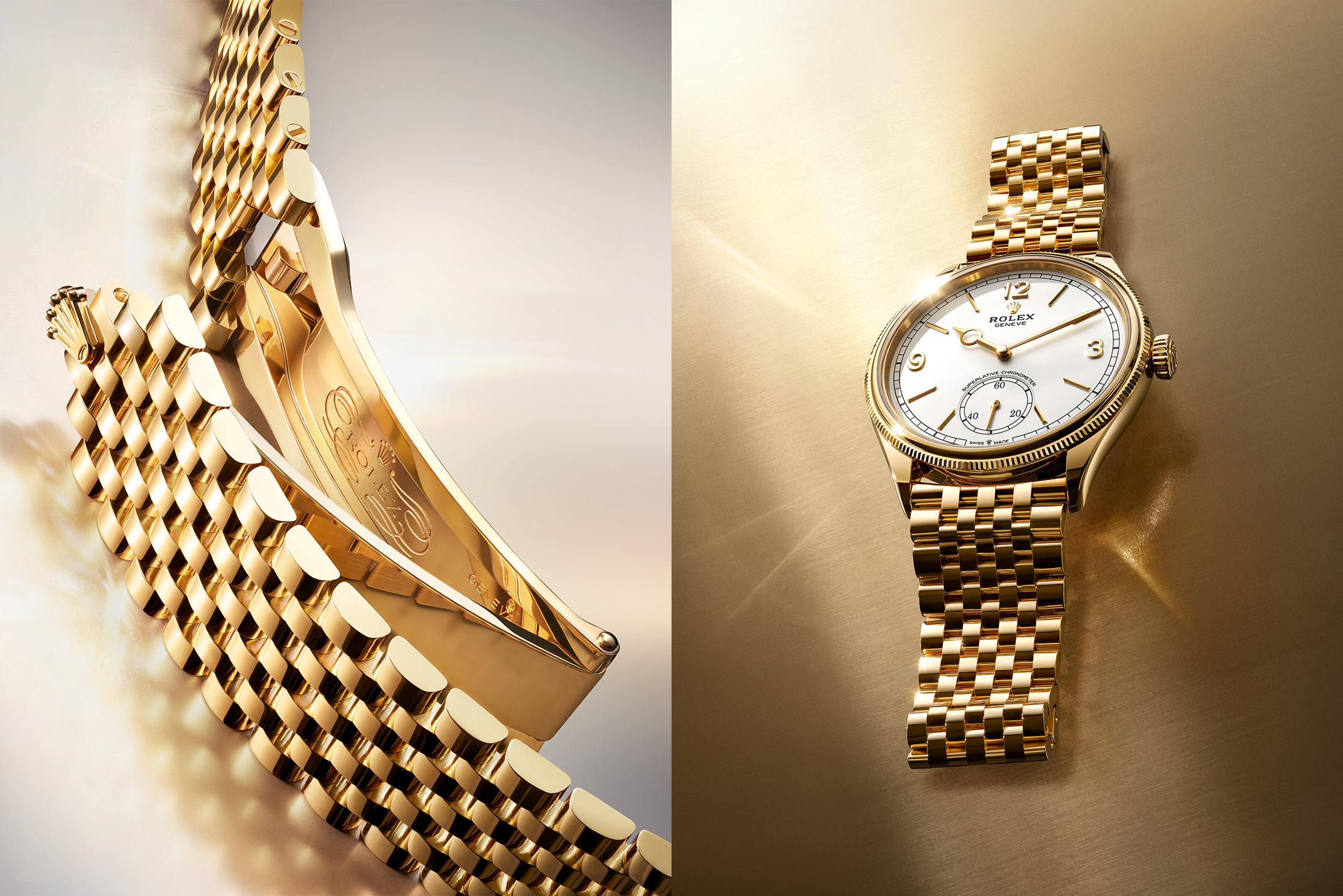 Introducing: The Rolex Perpetual 1908 In Yellow Gold On Bracelet
