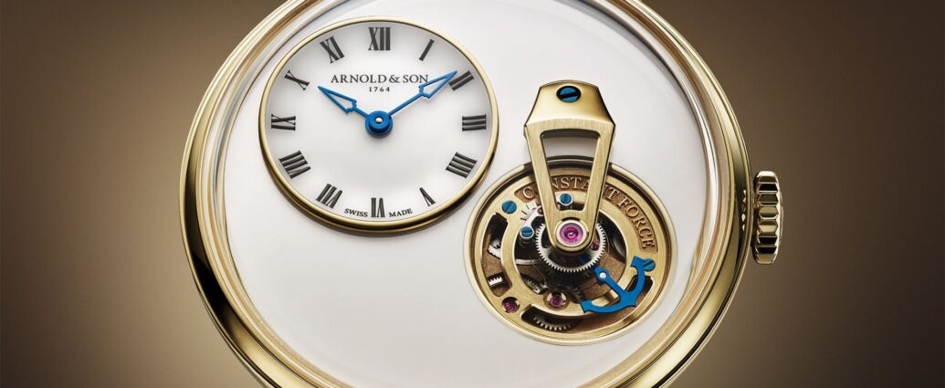 New: Arnold & Son Constant Force Tourbillon 11, yellow gold edition