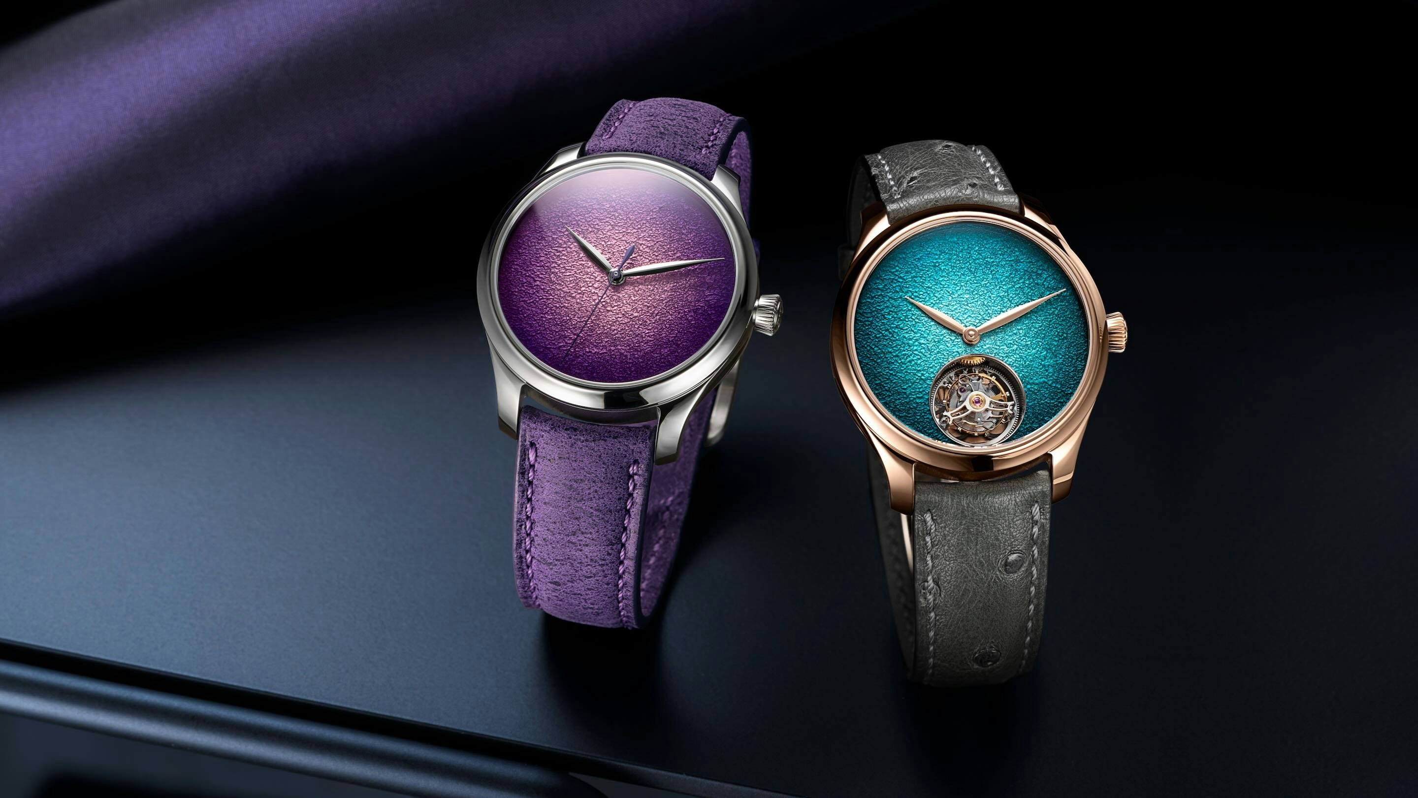 Introducing: H. Moser & Cie. Brings Two More Shades Of Enamel To Its Endeavour Concept Series