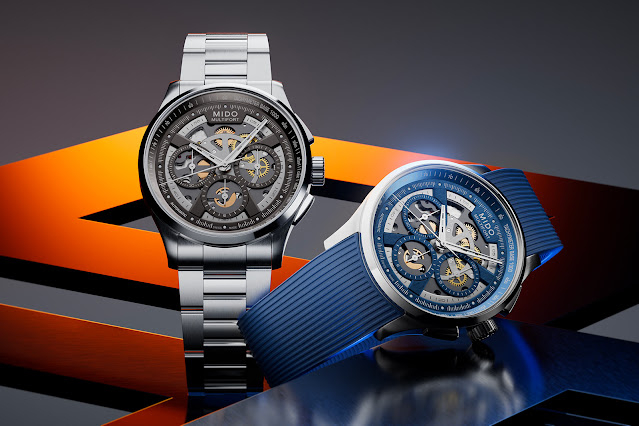 Mido introduces the Multifort Skeleton Chronograph