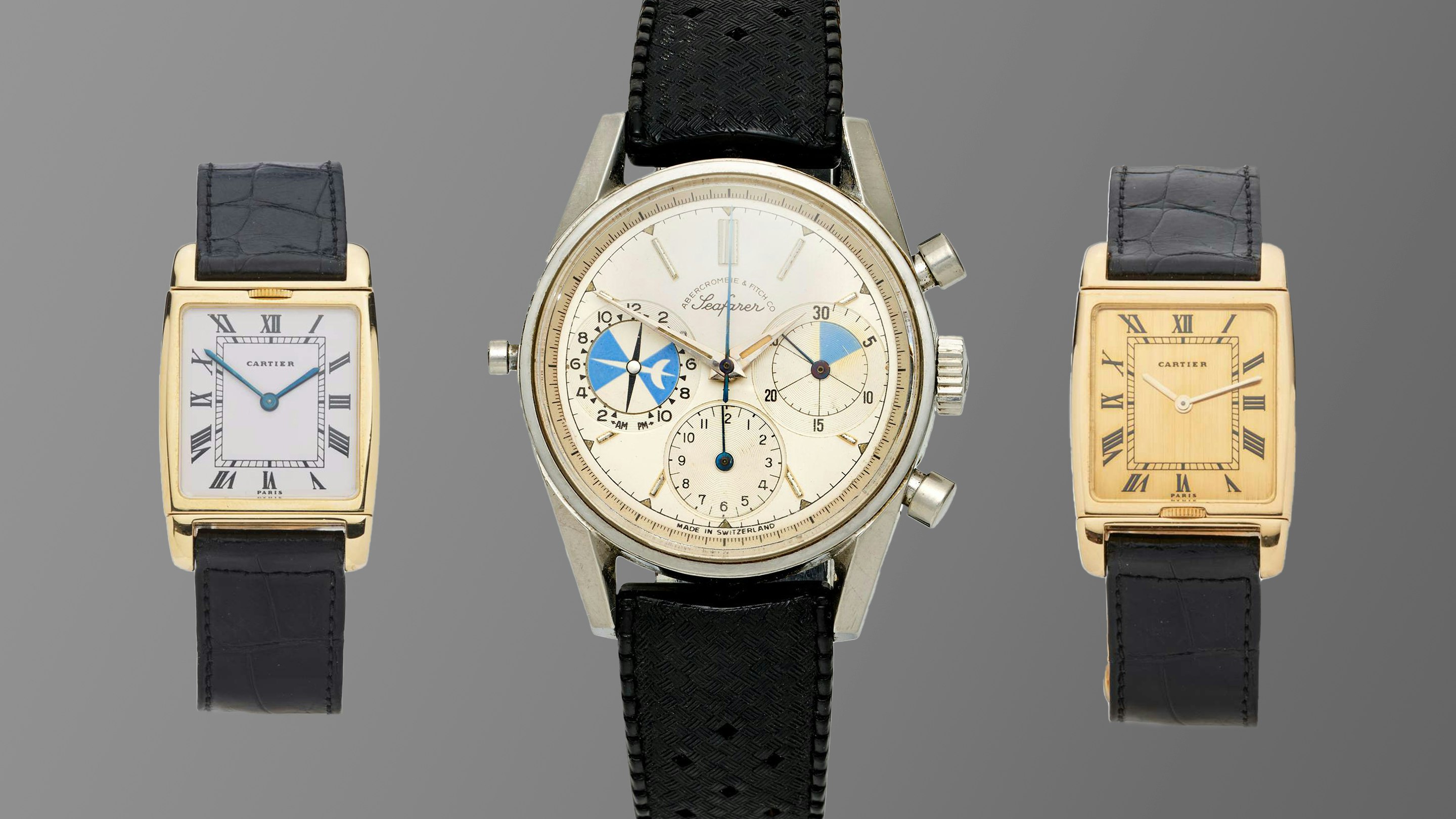 Bring a Loupe: A Cartier ‘Reverso’, An Abercrombie Seafarer, And A Solar-Powered Patek Desk Clock For Tiffany & Co.
