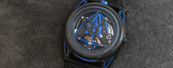 First Look – The Sleek Black and Blue Wetsuit of the De Bethune DB28GS Swordfish