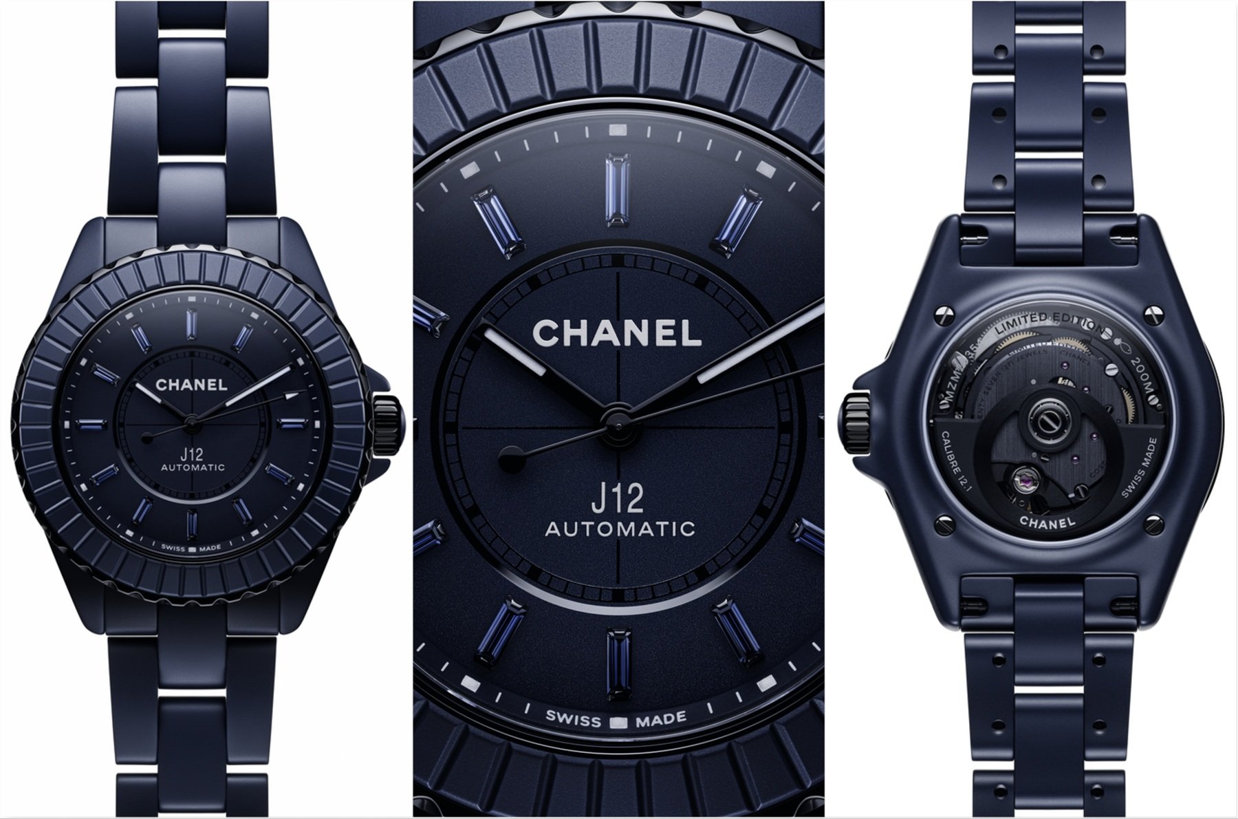 Chanel Launches The J12 Bleu Collection In Matte Blue Ceramic