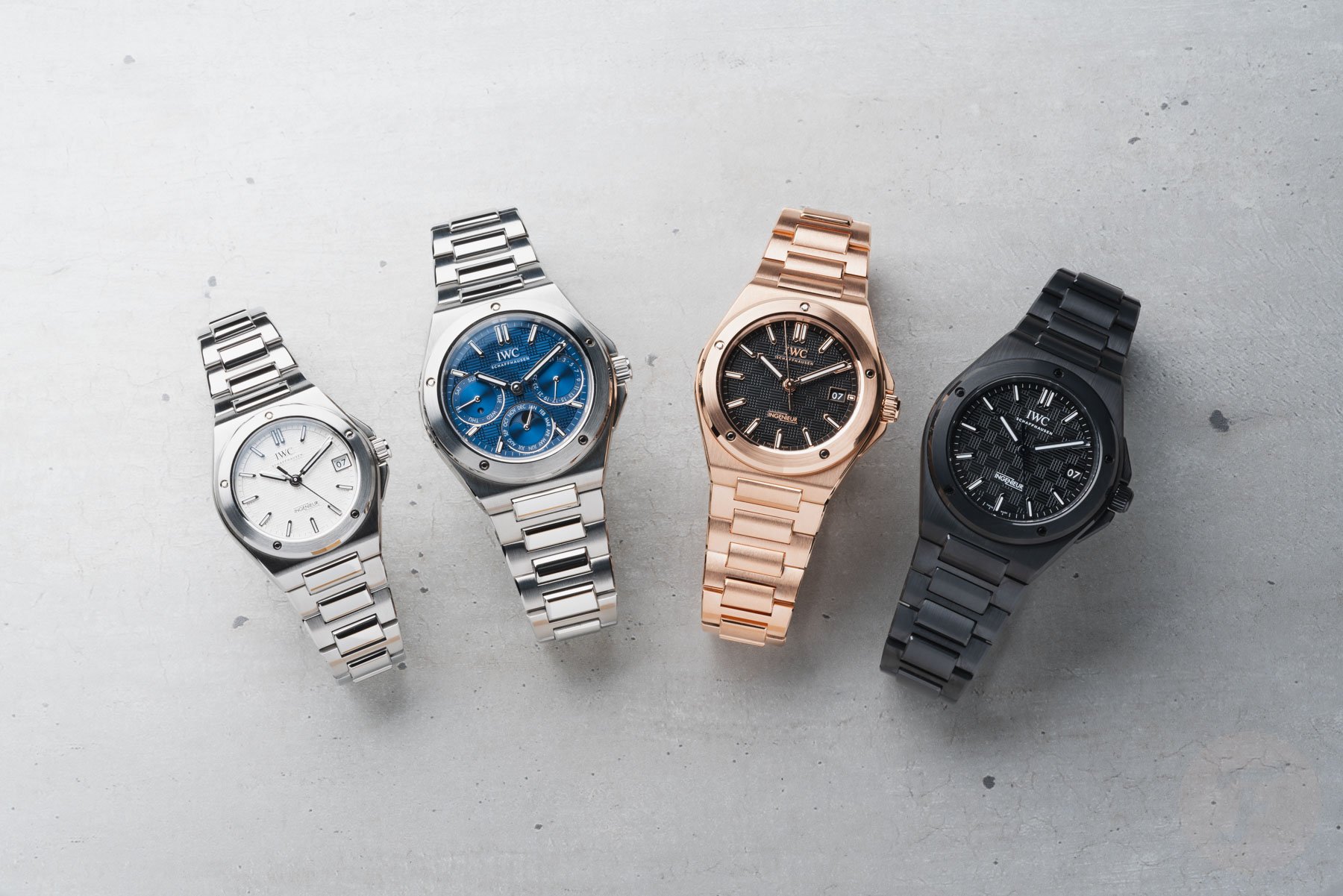 IWC Presents A Plethora Of New Ingenieur Watches In Black Ceramic, 5N Gold, And Steel — Including A Perpetual Calendar