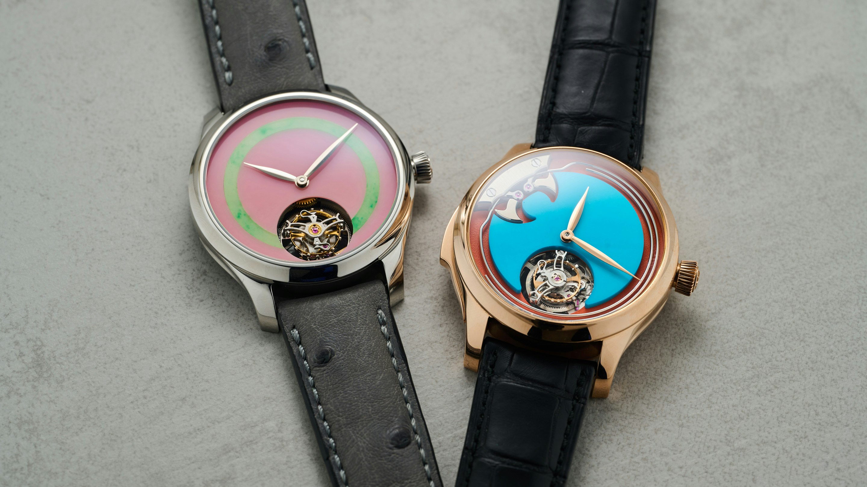 Hands-On: An Onslaught Of Stone Dials With H. Moser & Cie’s Pop Collection