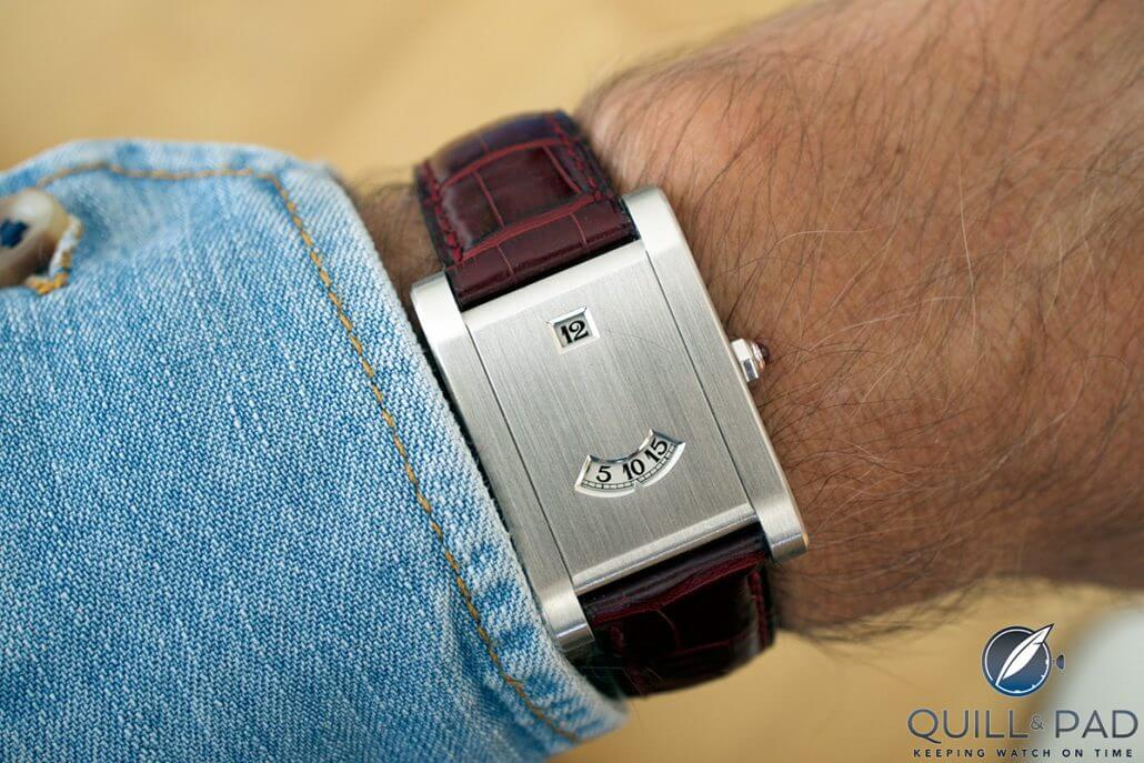 My First Hands-On Encounter with the Cartier Tank à Guichets: A Dream Come True!