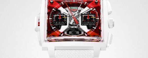 Introducing – The White-and-Red TAG Heuer Monaco Split-Seconds Chronograph F1