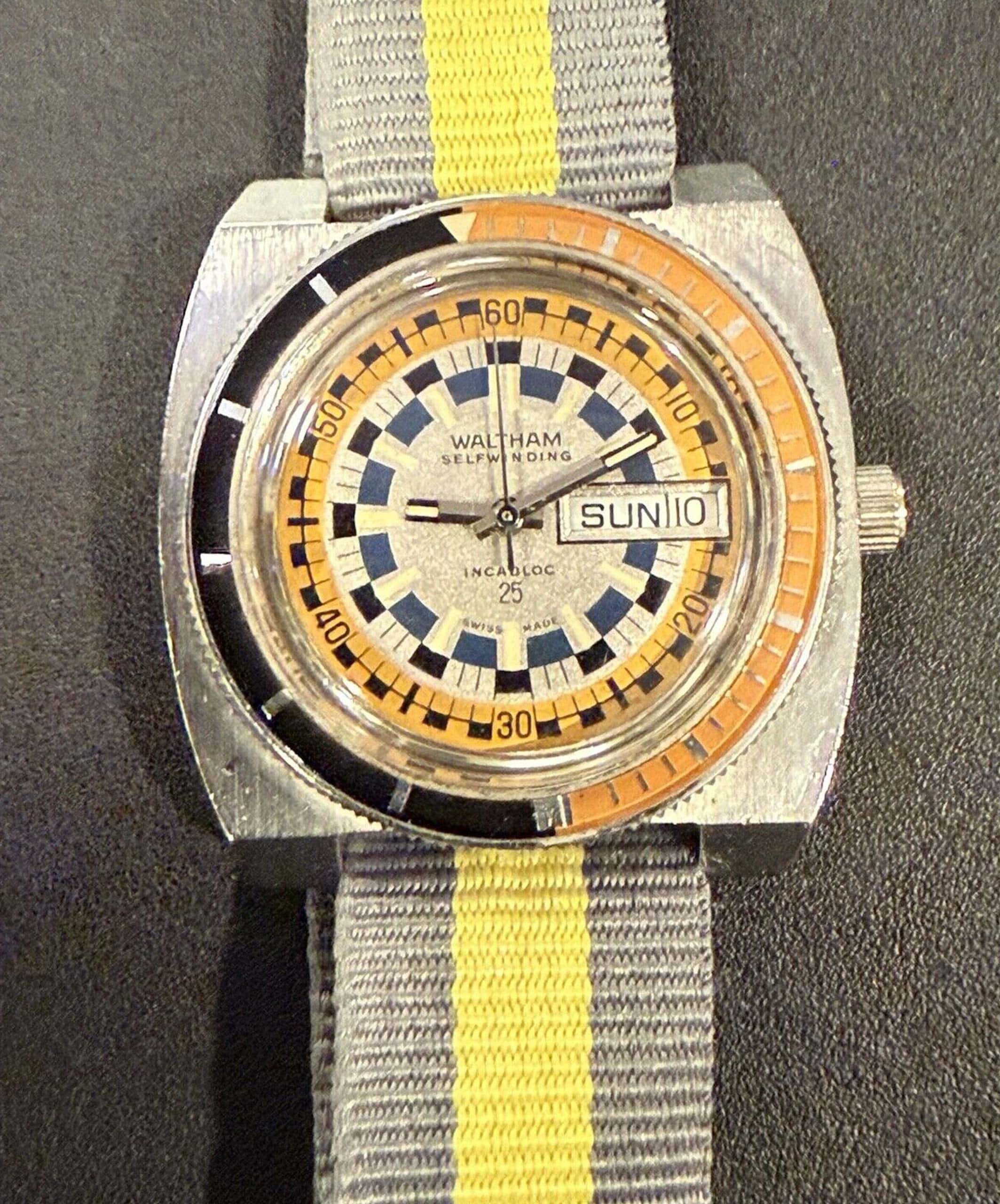 eBay Finds: Precious Metal Classics from Omega and IWC, a Funky Waltham, and a Seiko 5 in Great Condition