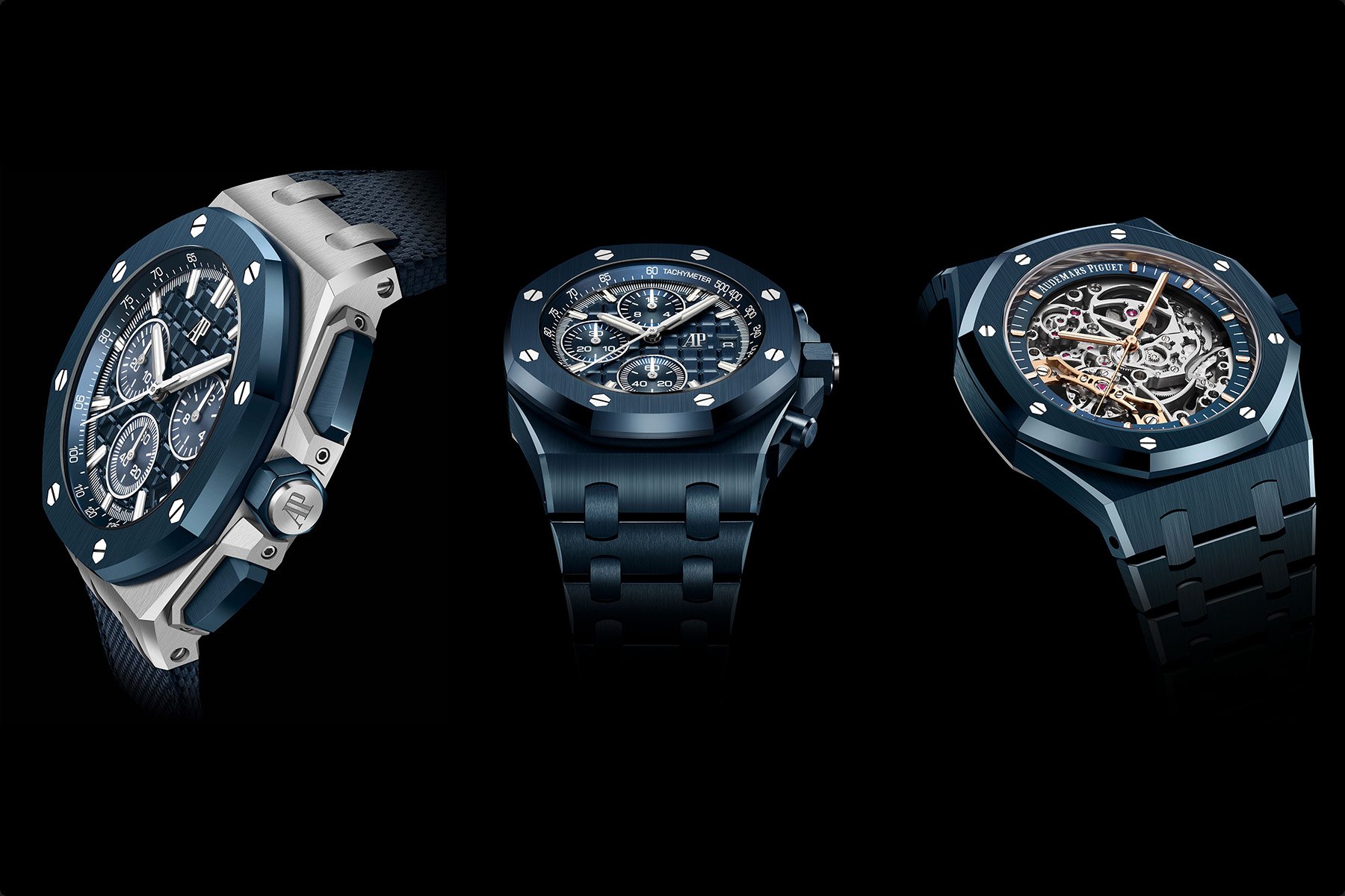 Audemars Piguet Introduces Three Royal Oak “Bleu Nuit, Nuage 50” Models