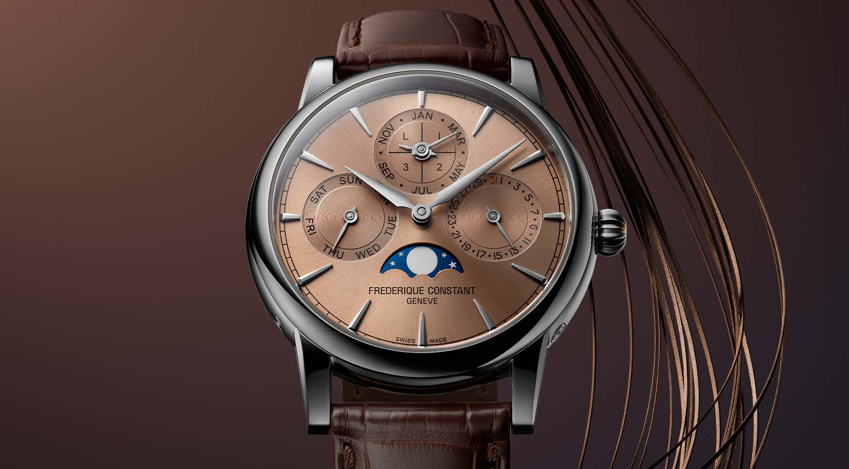 Frederique Constant continues its value-driven upmarket evolution with the Classic Perpetual Calendar Manufacture