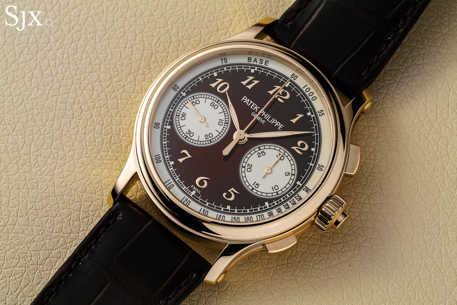 Hands On: Patek Philippe Ref. 5370R Split-Seconds Chronograph Brown Enamel